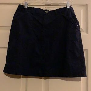 Croft & Barrow Navy Blue Skort